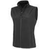 Women's recycled 2-layer printable softshell bodywarmer Black