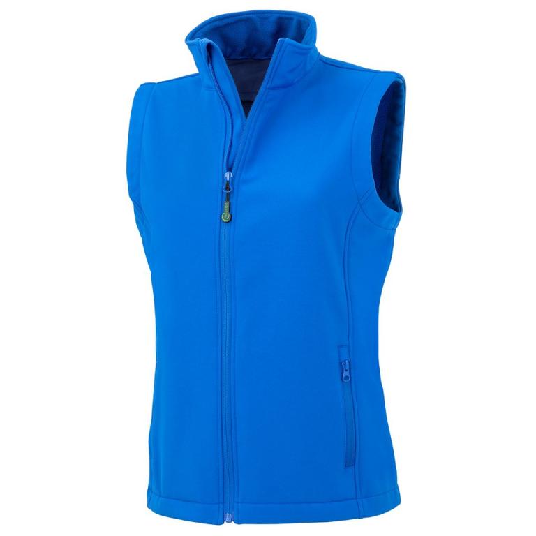 Women's recycled 2-layer printable softshell bodywarmer Royal