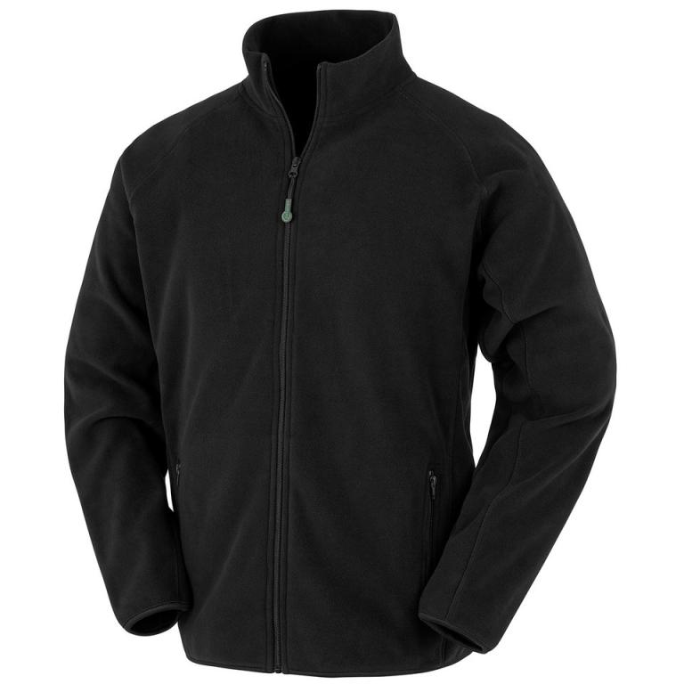 Recycled fleece polarthermic jacket Black