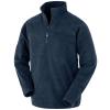 Recycled microfleece top Navy