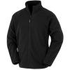 Recycled microfleece jacket Black