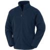 Recycled microfleece jacket Navy