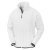 Recycled microfleece jacket White