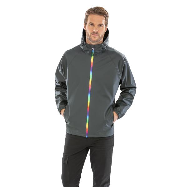 Prism PU waterproof jacket with recycled backing