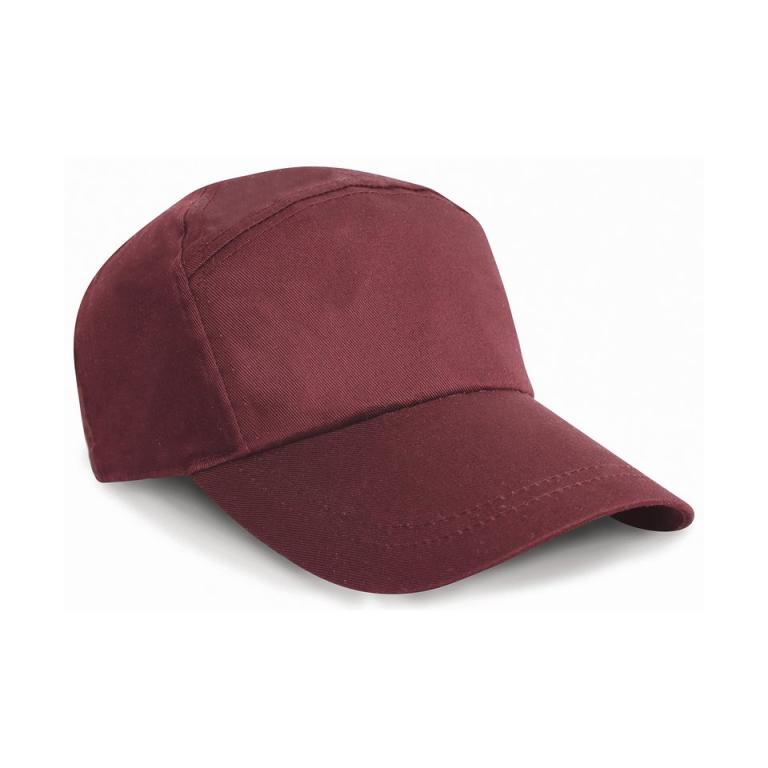 7-panel advertising cap Burgundy