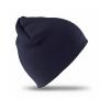 Pull-on soft-feel acrylic hat Navy