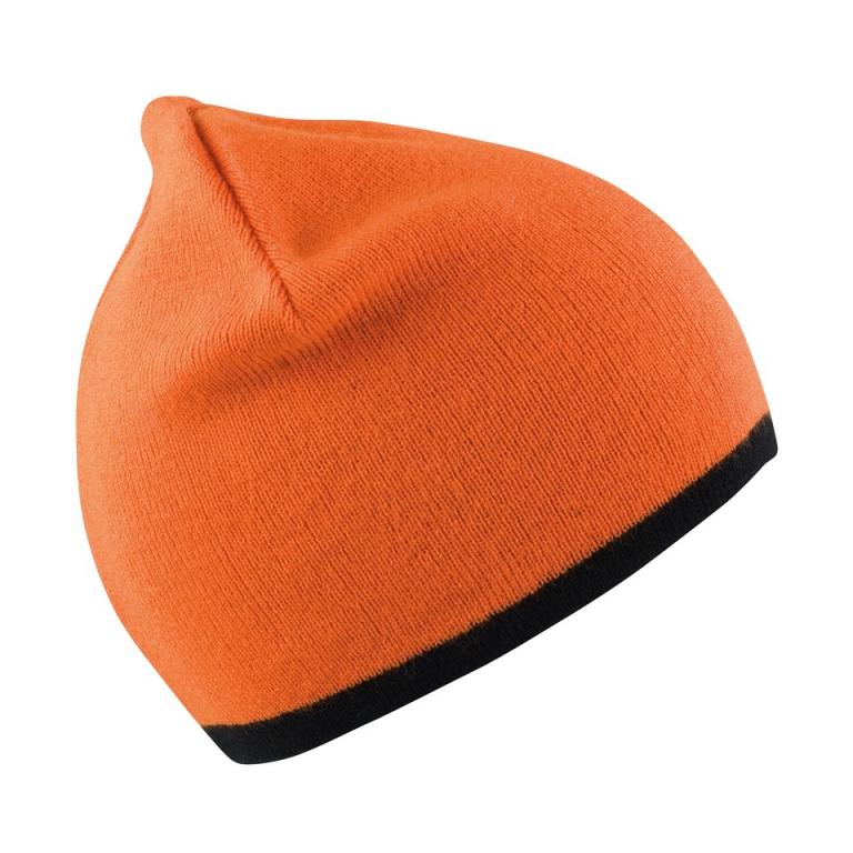 Reversible fashion fit hat Bright Orange/Black