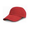 Heavy cotton drill pro-style with sandwich peak Red/Black