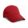 Heavy cotton drill pro-style cap Red