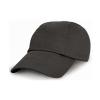 Junior low-profile cotton cap Black