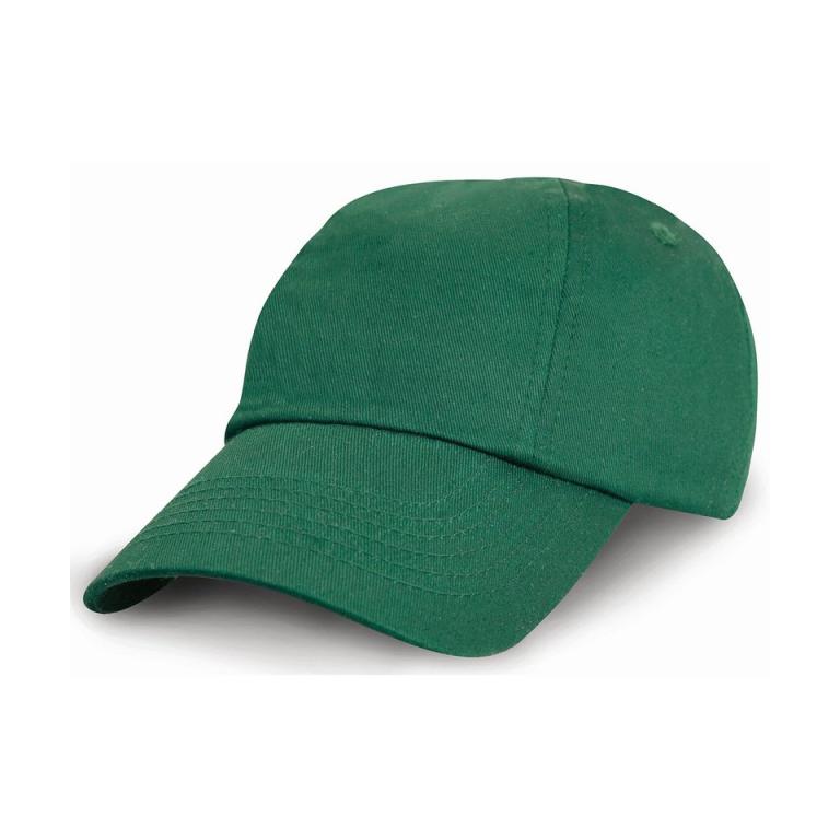 Junior low-profile cotton cap Bottle Green