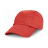 Junior low-profile cotton cap Red