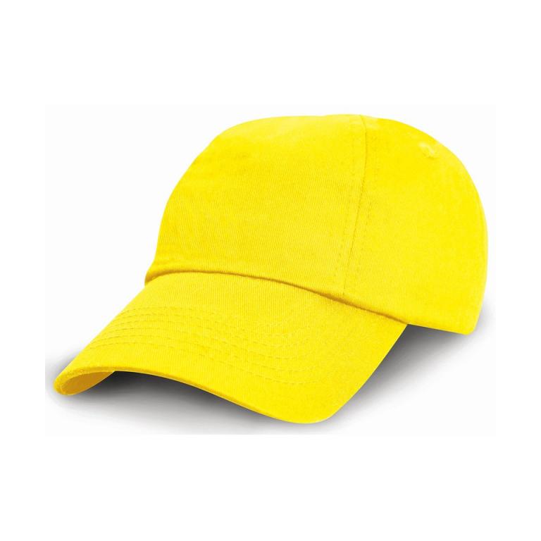 Junior low-profile cotton cap Yellow