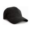 Pro-style heavy cotton cap Black