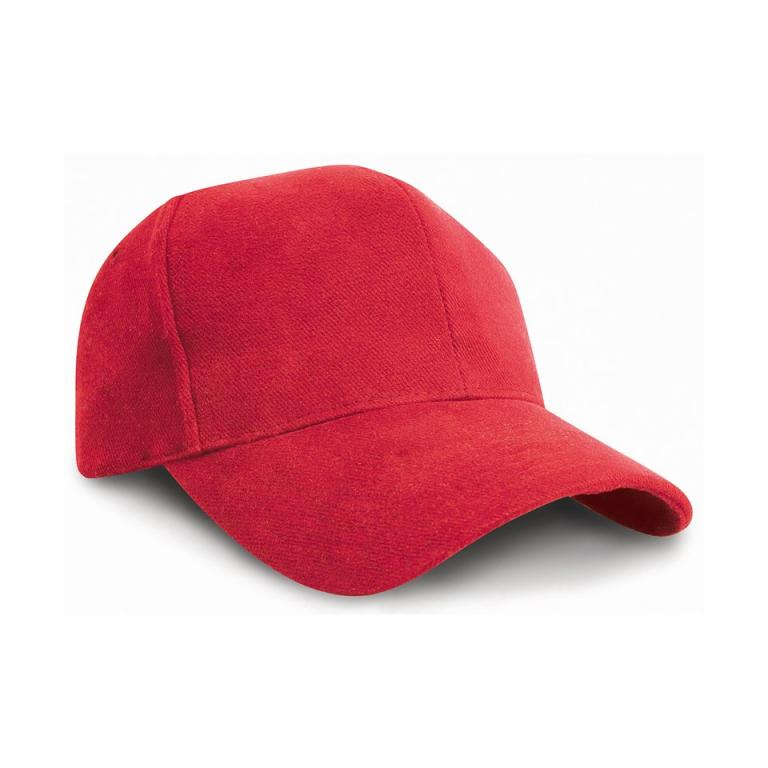 Pro-style heavy cotton cap Red