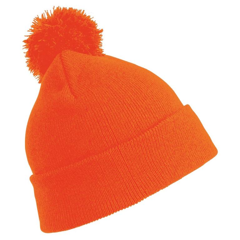 Junior pom pom beanie Flo Orange