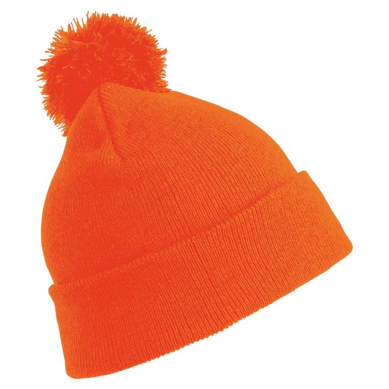 Pom pom beanie Flo Orange