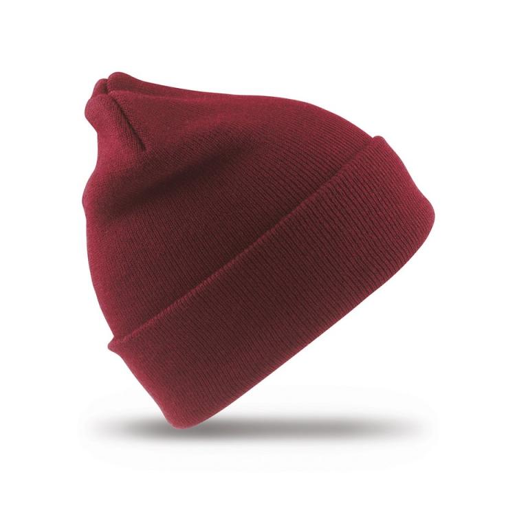 Kids woolly ski hat Burgundy