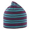 Team reversible beanie Plum/Turquoise/Grey