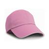 Herringbone cap with sandwich peak Pink/White