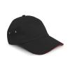 Printers plush cotton 5-panel cap Black/Red