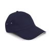 Printers plush cotton 5-panel cap Navy/White