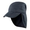 Junior fold-up legionnaire's cap Black