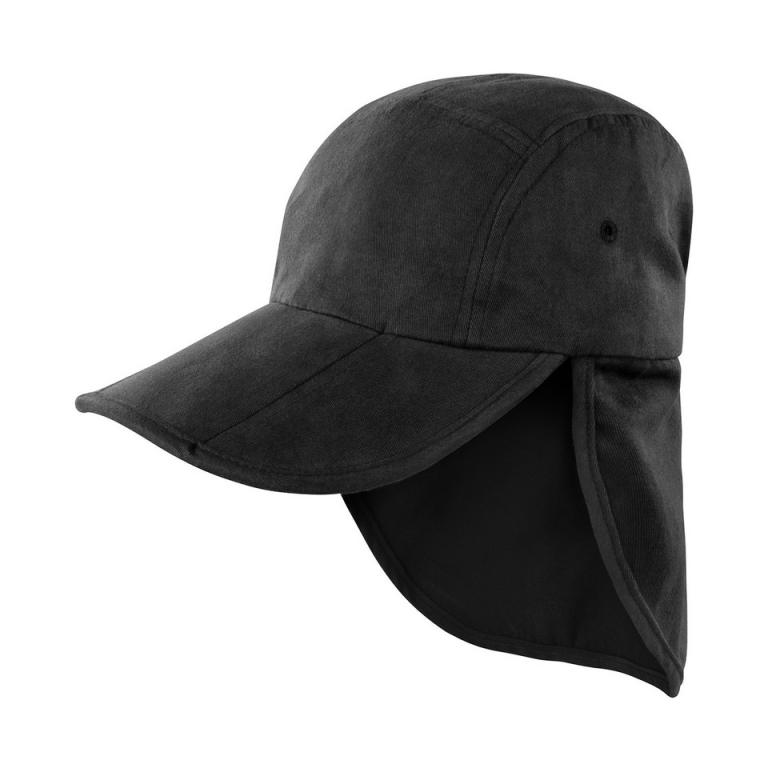 Fold-up legionnaire's cap Black