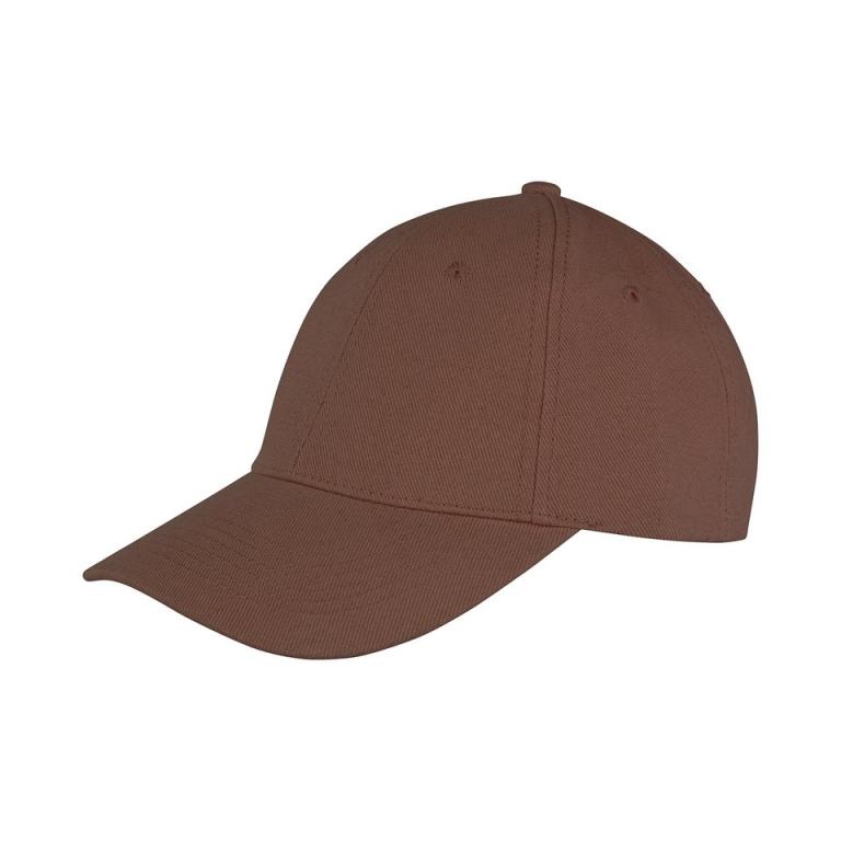 Memphis 6-panel brushed cotton low profile cap Chocolate Brown