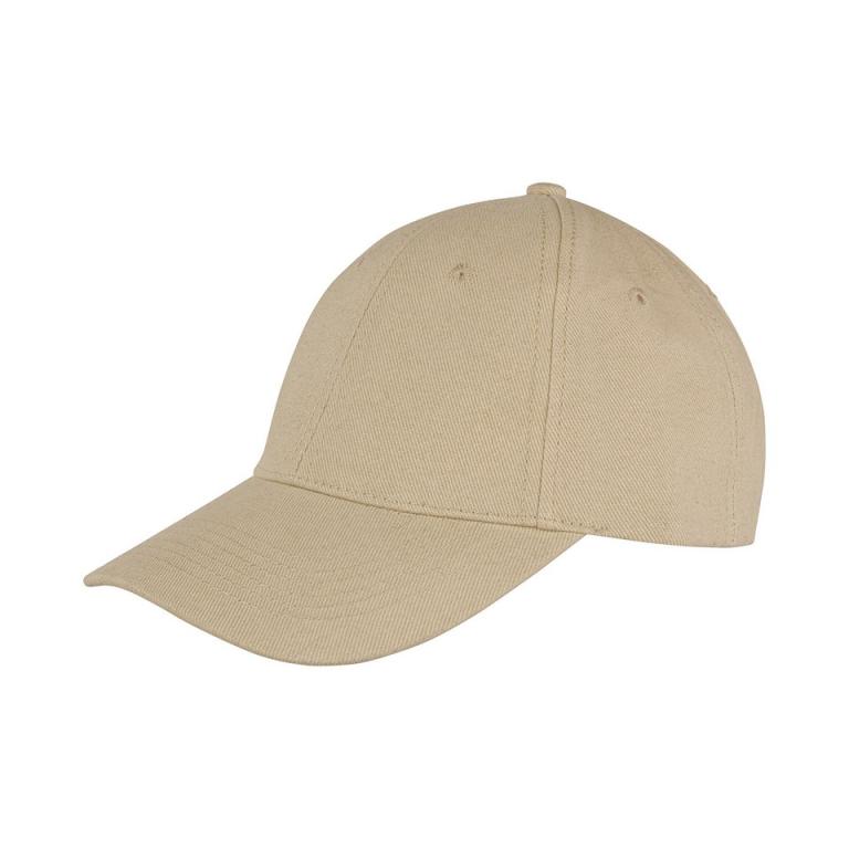 Memphis 6-panel brushed cotton low profile cap Khaki