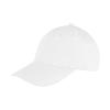 Memphis 6-panel brushed cotton low profile cap White