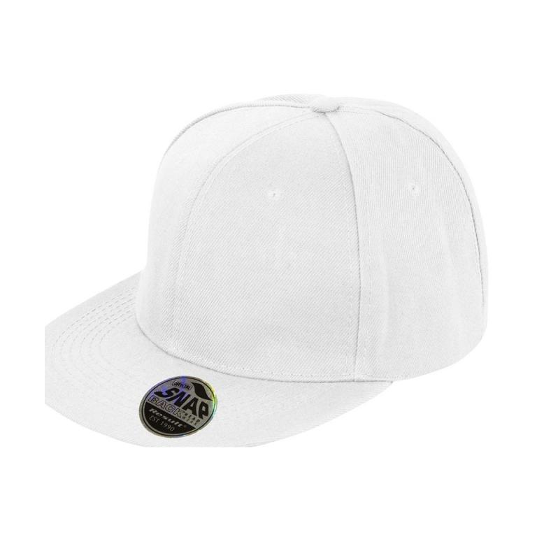 Bronx original flat peak snapback cap White