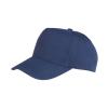 Boston junior 65/35 polycotton cap Navy