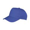 Boston junior 65/35 polycotton cap Royal