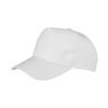 Boston junior 65/35 polycotton cap White