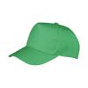 Boston 5-panel polycotton printer's cap Apple Green