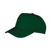 Boston 5-panel polycotton printer's cap Bottle Green