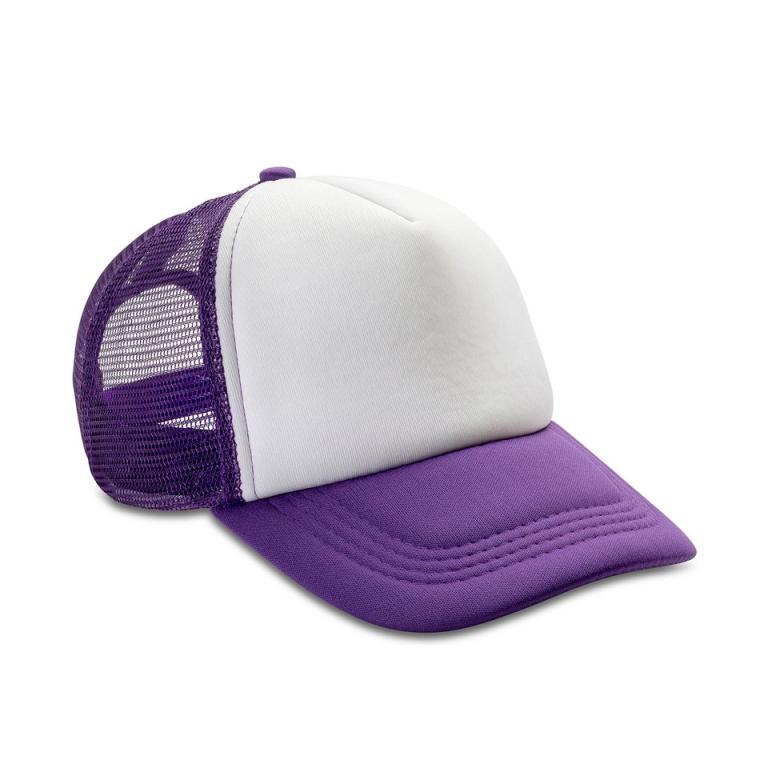 Core Detroit ½ mesh truckers cap Purple/White