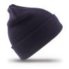 Recycled woolly ski hat Navy