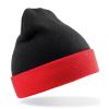 Recycled compass beanie Black/Red