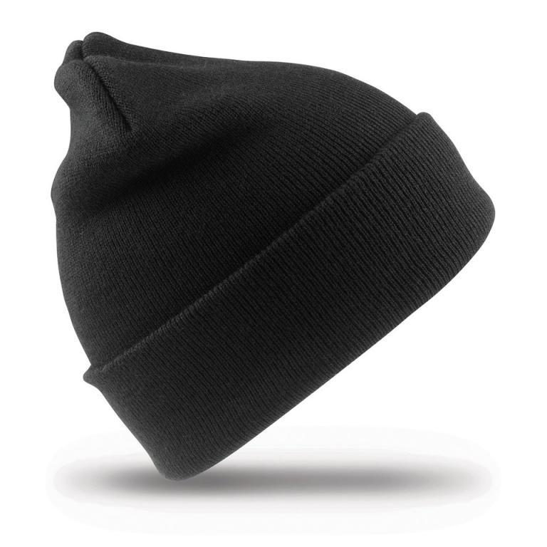 Recycled ThinsulateTM beanie Black