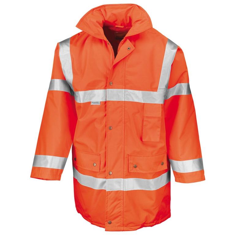 Safety jacket Fluorescent Orange