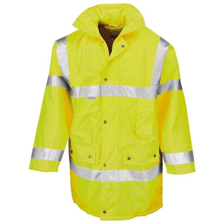 Safety jacket Fluorescent Yellow