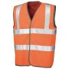 Safety high-viz vest Fluorescent Orange