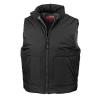 Fleece-lined bodywarmer Black