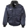 Work-Guard zip sleeve heavy-duty pilot jacket Navy/Navy