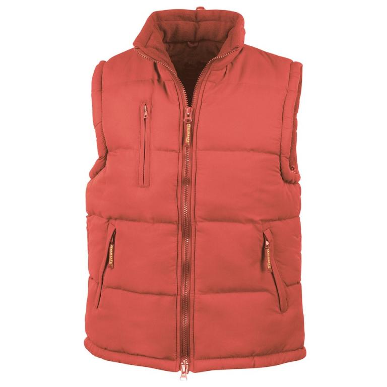 Ultra padded bodywarmer Red