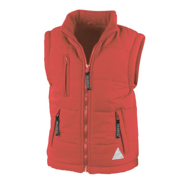 Junior ultra padded bodywarmer Red