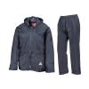 Waterproof jacket and trouser set Navy