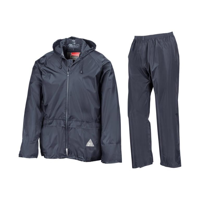 Waterproof jacket and trouser set Navy